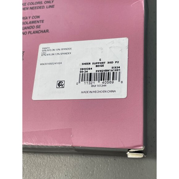 Silk Impressions Pantyhose Size Small Sheer Medium Support 30 Denier 2 Pack NEW - Picture 4 of 6